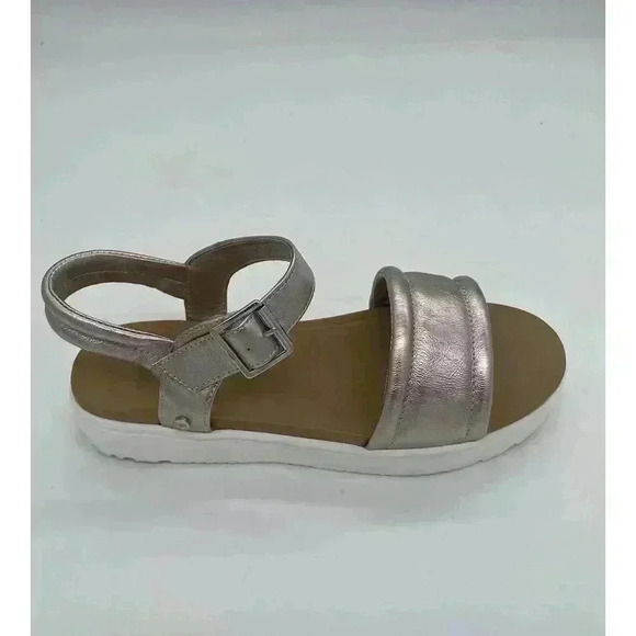 UGG ZAYNE ANKLE STRAP PLATFORM WOMEN SANDALS ROSE GOLD US 7.5 /UK 5.5 /EU 38.5 - Picture 6 of 10